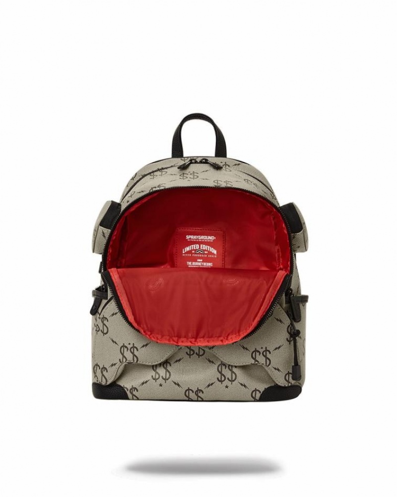 Khaki Women's Sprayground The Getaway Savage | GUAM15962