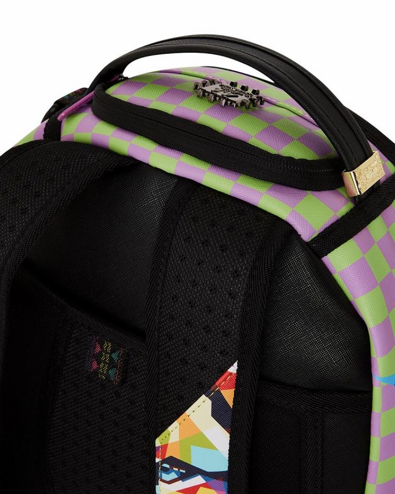 Multicolor Men's Sprayground A.I.8 African Intelligence Backpacks | HWYF92143