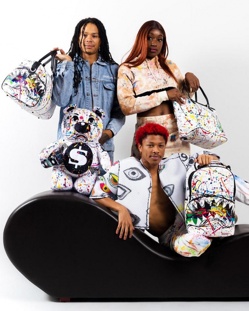 Multicolor Men's Sprayground After Dark Spark Backpacks | INTC96830