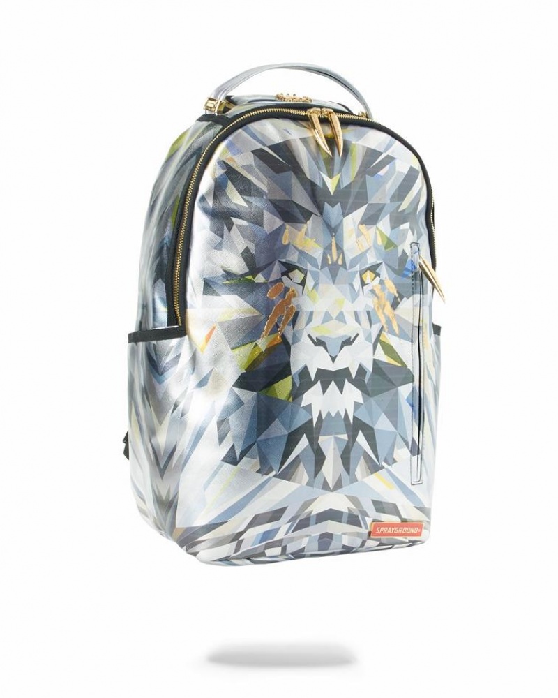 Multicolor Men's Sprayground Ai Lions Are Forever Backpacks | MSNH21875