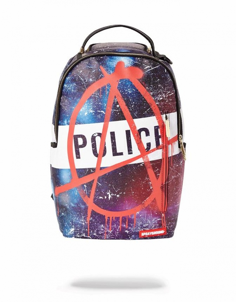 Multicolor Men\'s Sprayground Anarchy Backpacks | TQSB56098