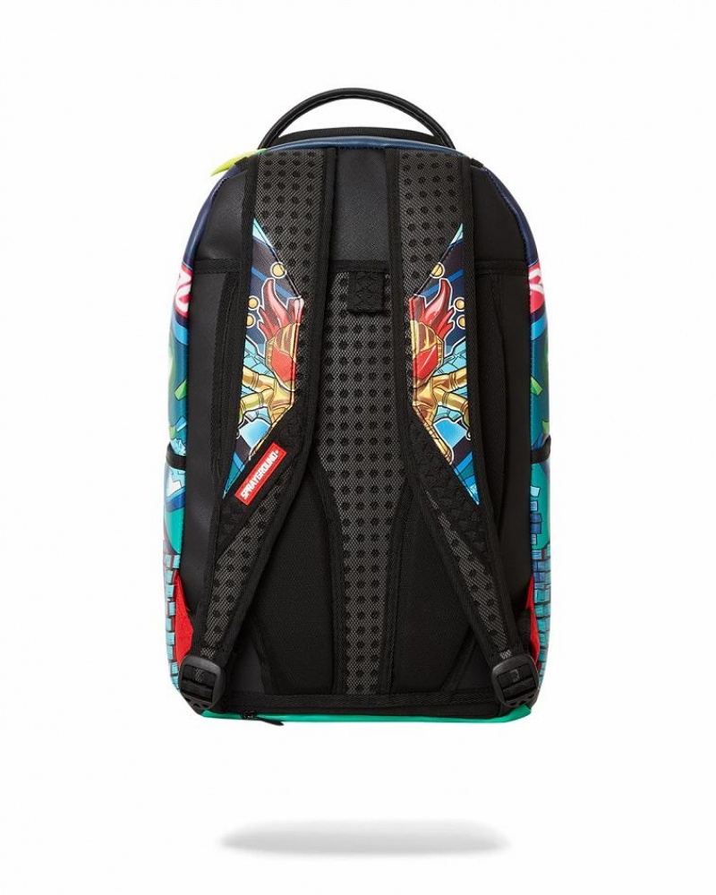 Multicolor Men's Sprayground Astro Backpacks | ZIDL96154