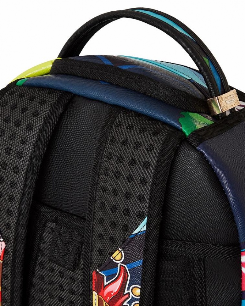 Multicolor Men's Sprayground Astro Backpacks | ZIDL96154