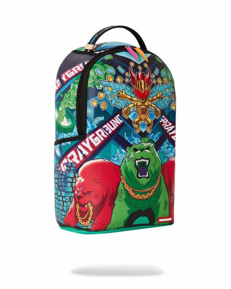 Multicolor Men's Sprayground Astro Backpacks | ZIDL96154