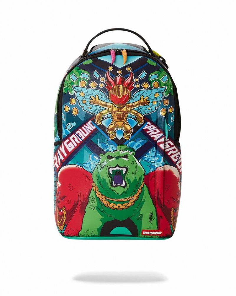 Multicolor Men\'s Sprayground Astro Backpacks | ZIDL96154