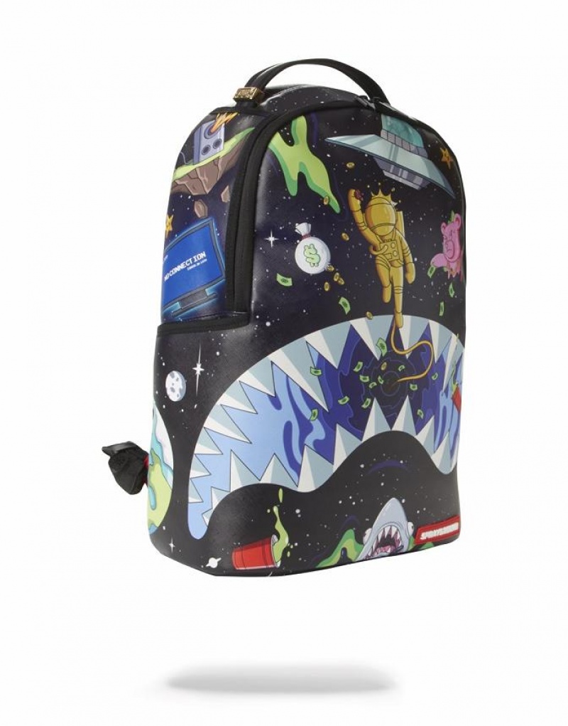 Multicolor Men's Sprayground Astro Backpacks | UDSW23750