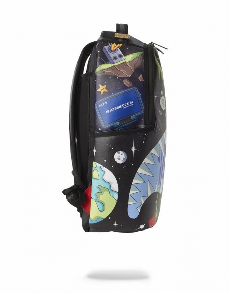 Multicolor Men's Sprayground Astro Backpacks | UDSW23750