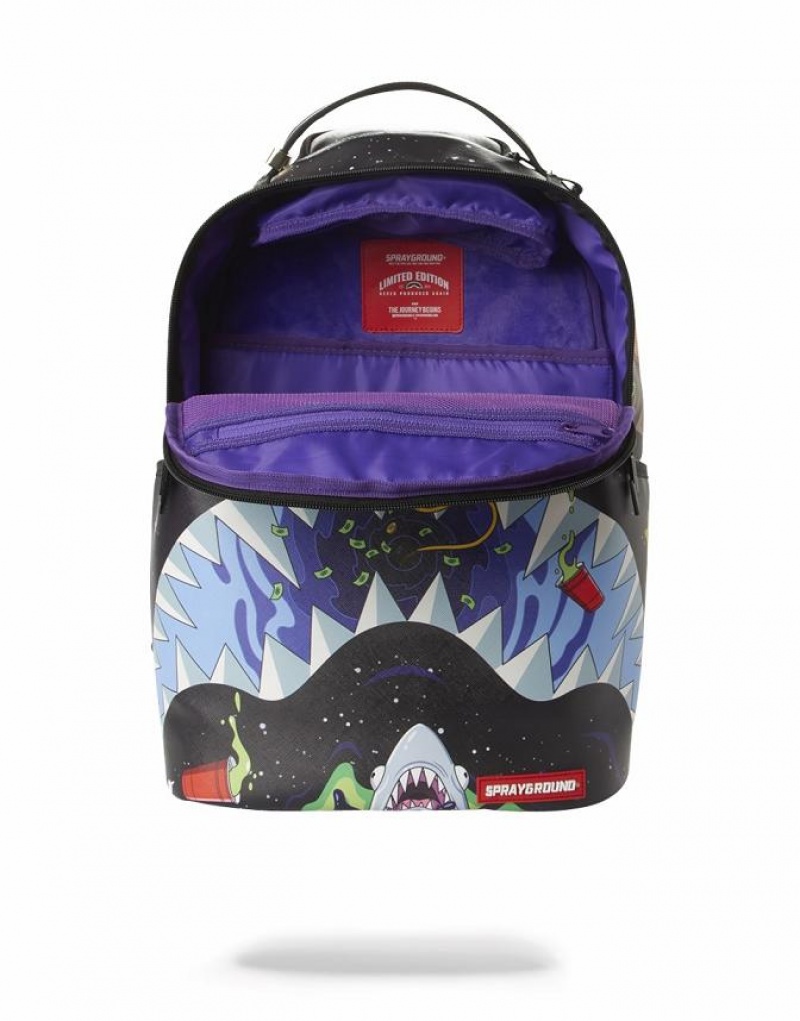 Multicolor Men's Sprayground Astro Backpacks | UDSW23750