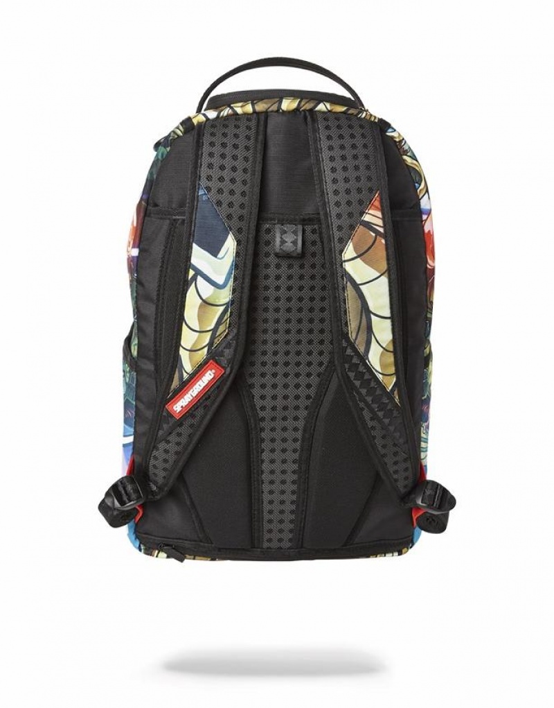 Multicolor Men's Sprayground Astromane Lightspeed Backpacks | NICR32851