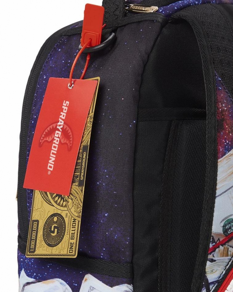 Multicolor Men's Sprayground Astromoney Backpacks | HGOK07419