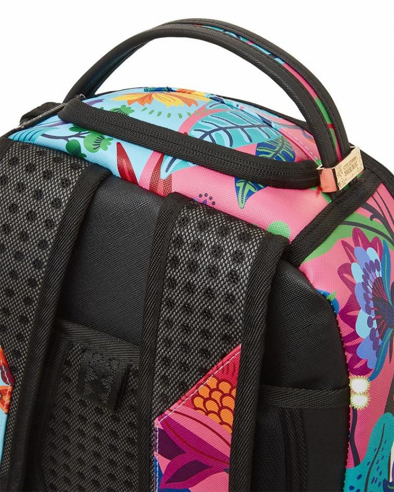 Multicolor Men's Sprayground Avant Garden Backpacks | VOEA18706