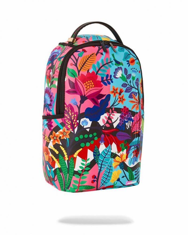 Multicolor Men's Sprayground Avant Garden Backpacks | VOEA18706