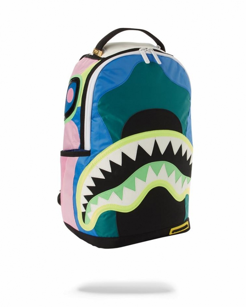 Multicolor Men's Sprayground Bel Air Backpacks | NLJR08712