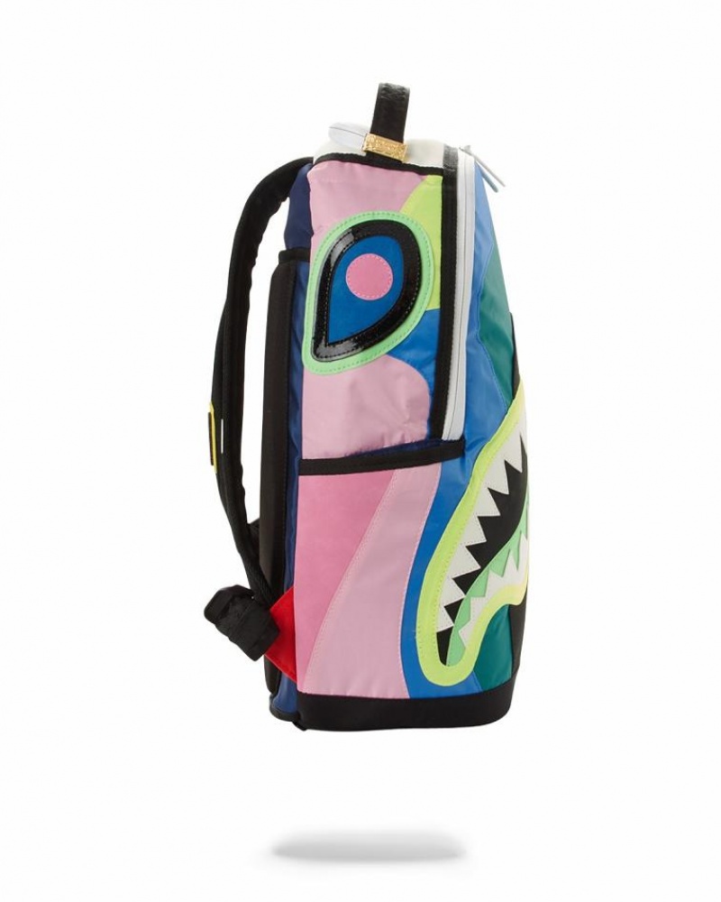 Multicolor Men's Sprayground Bel Air Backpacks | NLJR08712