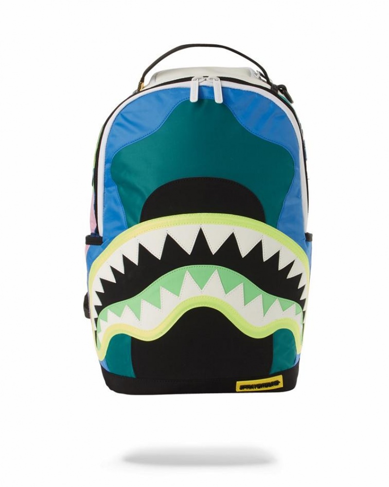 Multicolor Men\'s Sprayground Bel Air Backpacks | NLJR08712