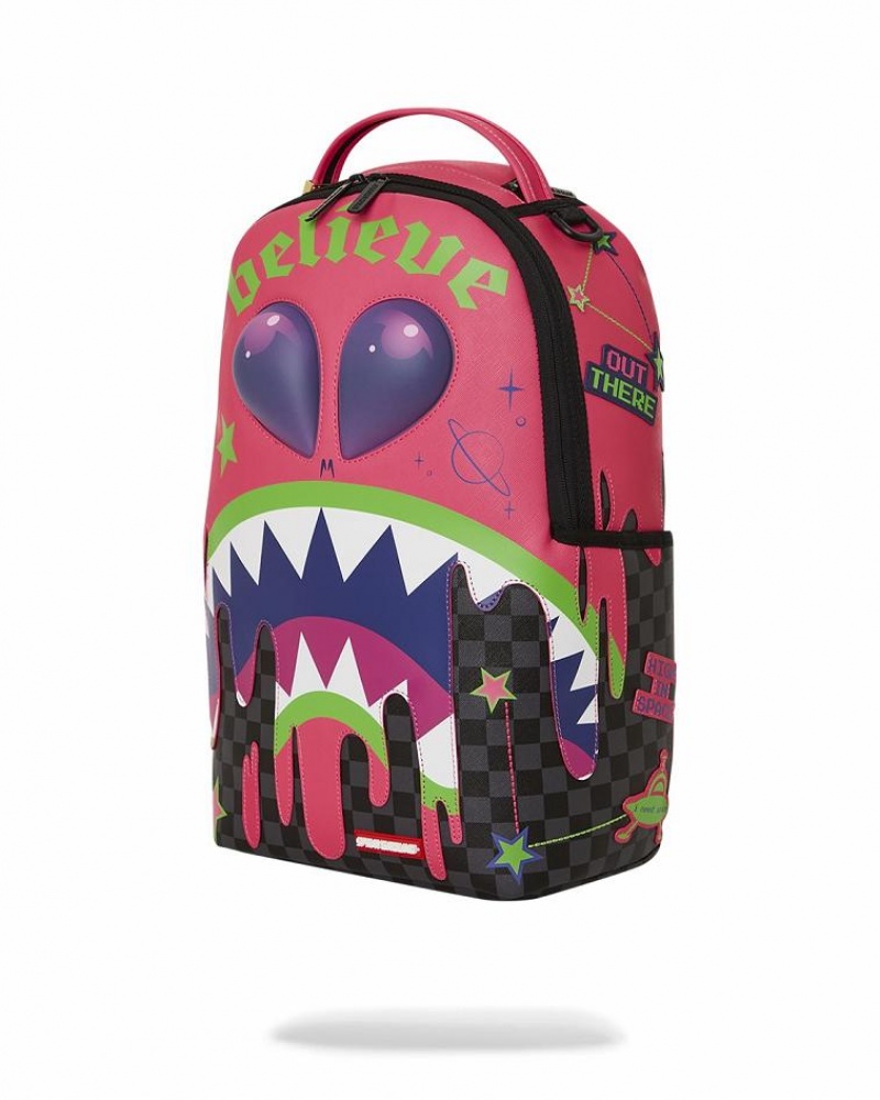 Multicolor Men's Sprayground Believe Backpacks | OMWF46230