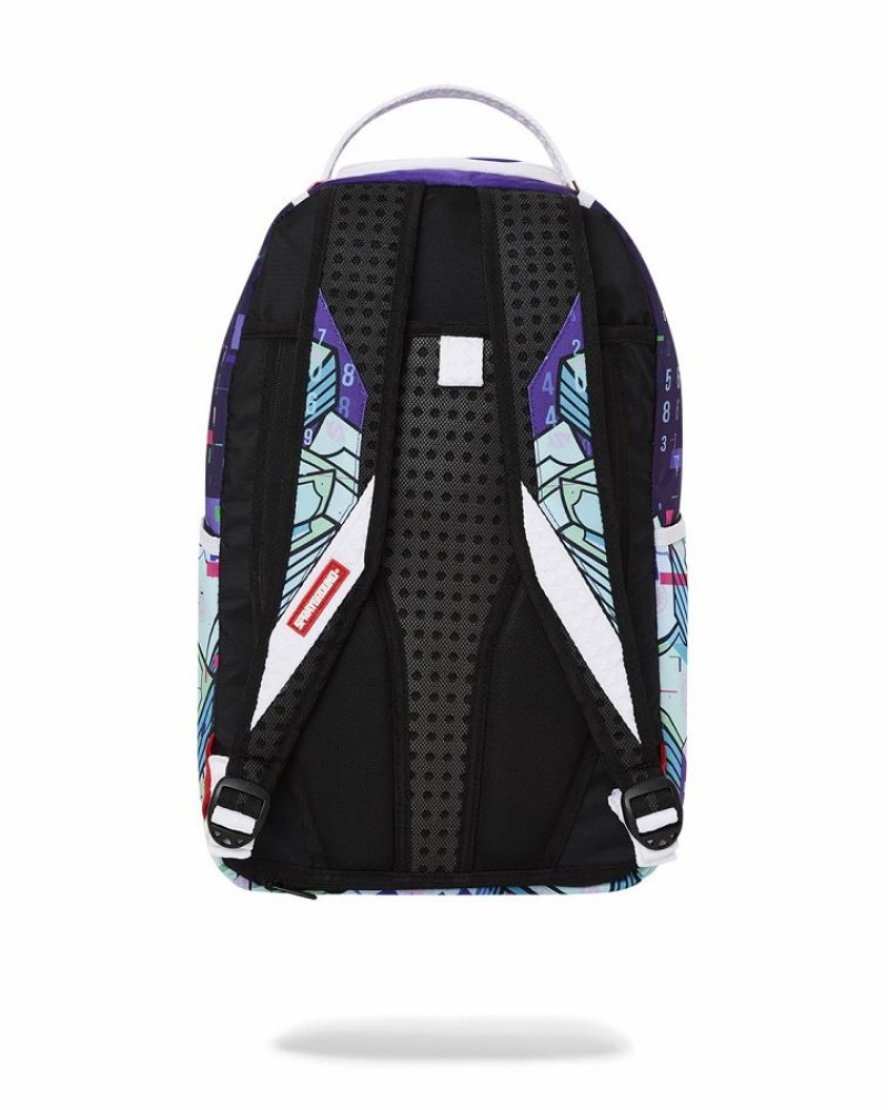 Multicolor Men's Sprayground Breakfa$t Backpacks | CGVR65297