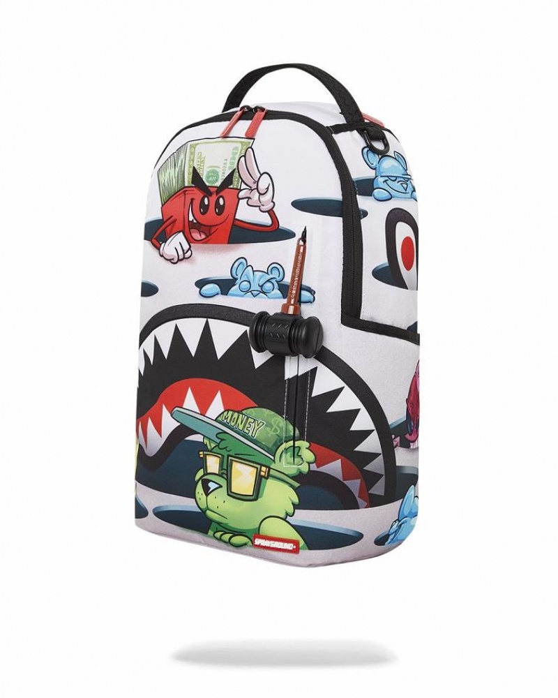 Multicolor Men's Sprayground Can't Catch Me Backpacks | RCDN31590