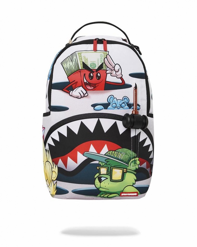 Multicolor Men\'s Sprayground Can\'t Catch Me Backpacks | RCDN31590