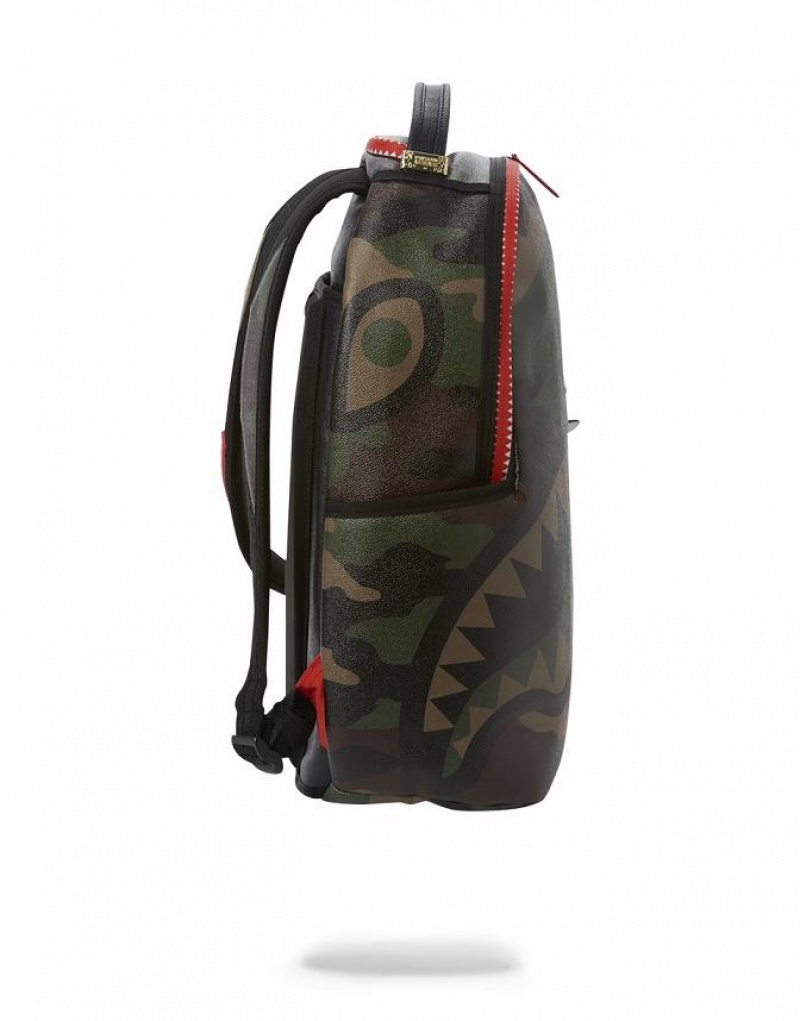 Multicolor Men's Sprayground Commando Backpacks | GPYZ84936