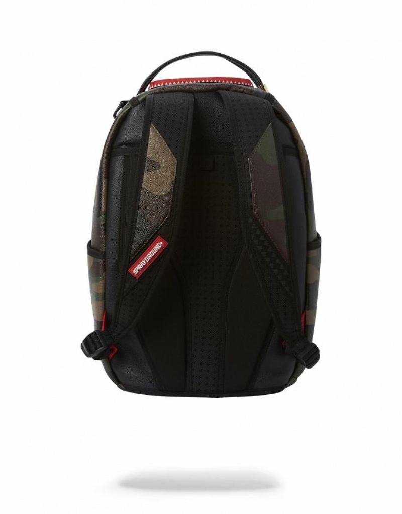 Multicolor Men's Sprayground Commando Backpacks | GPYZ84936