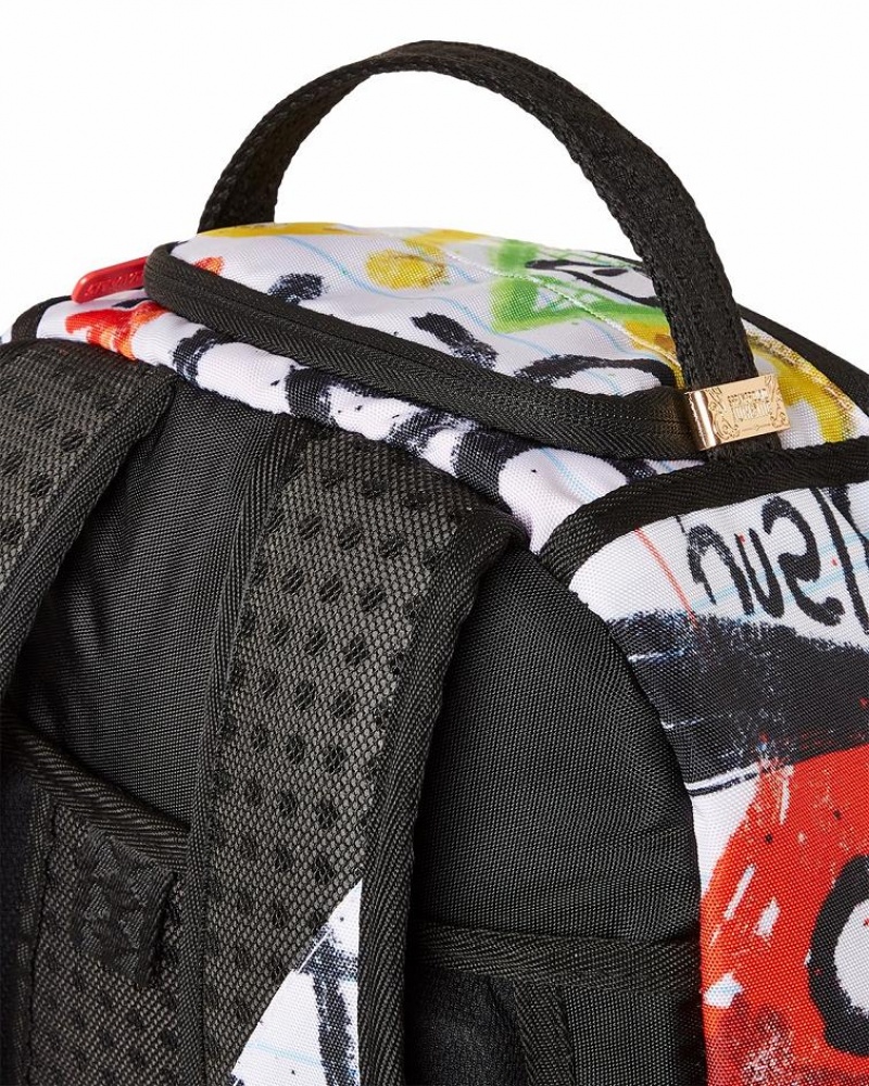 Multicolor Men's Sprayground Crunch Time Backpacks | YLIO02137