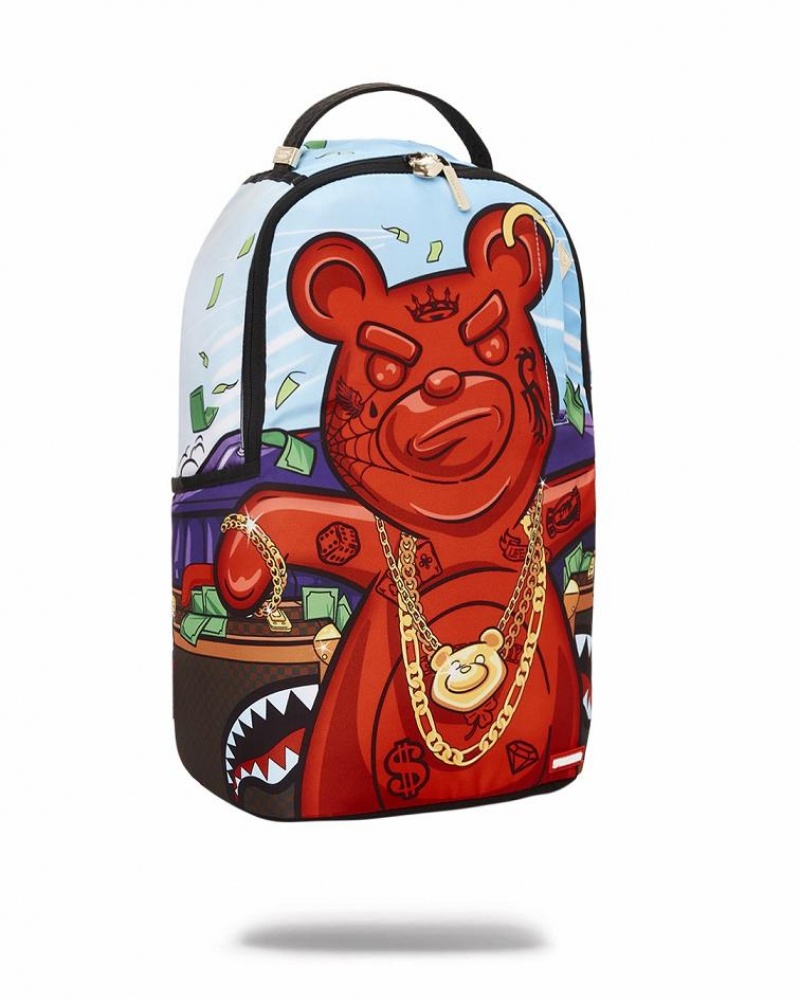 Multicolor Men's Sprayground Diablo Backpacks | RQBI42860