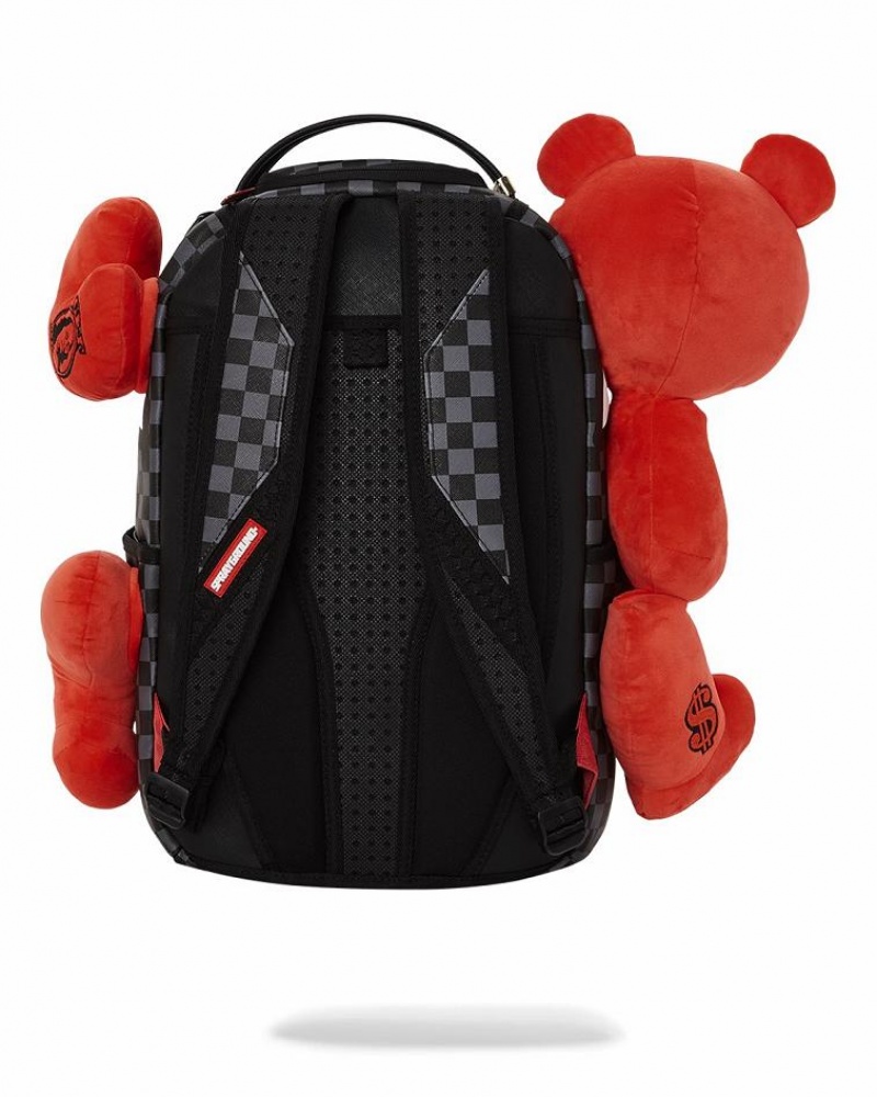 Multicolor Men's Sprayground Diablo Plush Wraparound Backpacks | HQPY13502