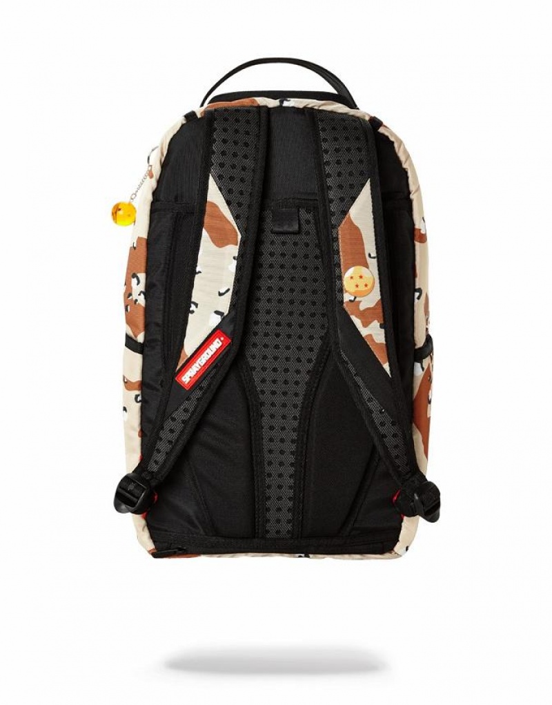 Multicolor Men's Sprayground Dragon Ball Z Super Saiyan Backpacks | WYKT79452