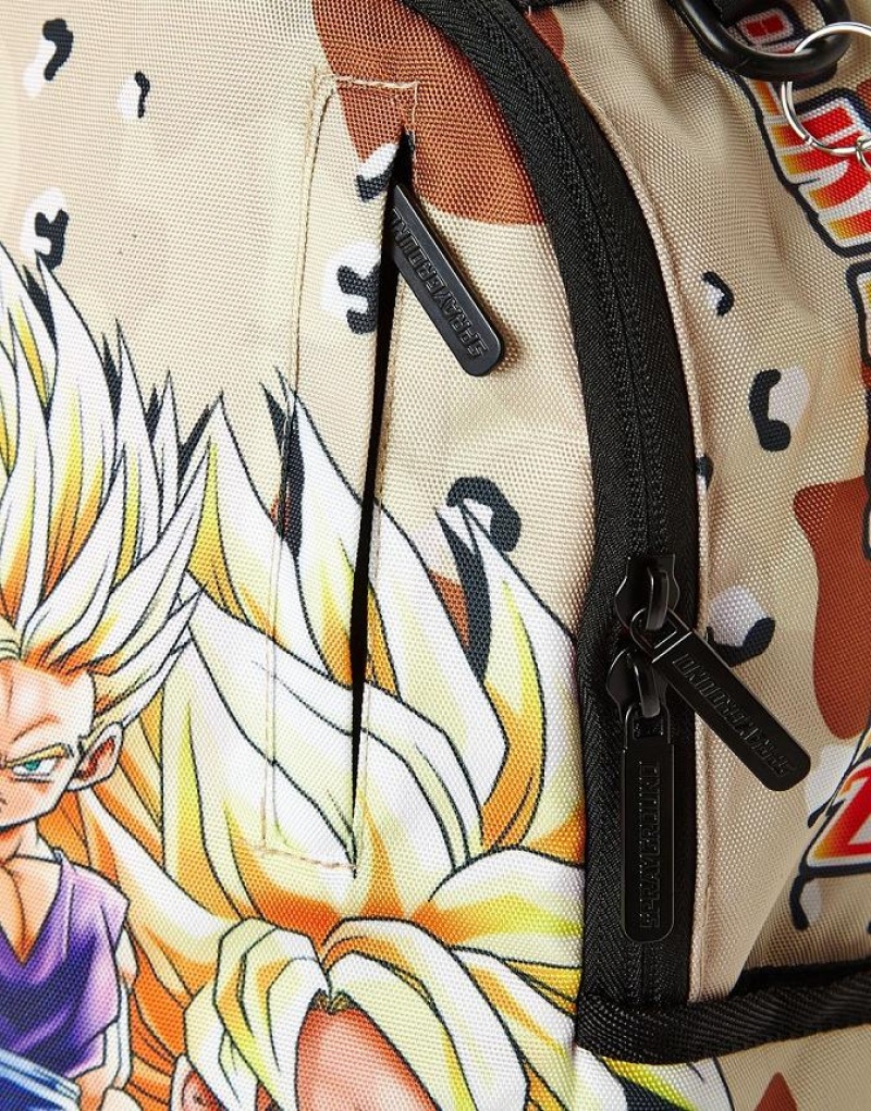 Multicolor Men's Sprayground Dragon Ball Z Super Saiyan Backpacks | WYKT79452