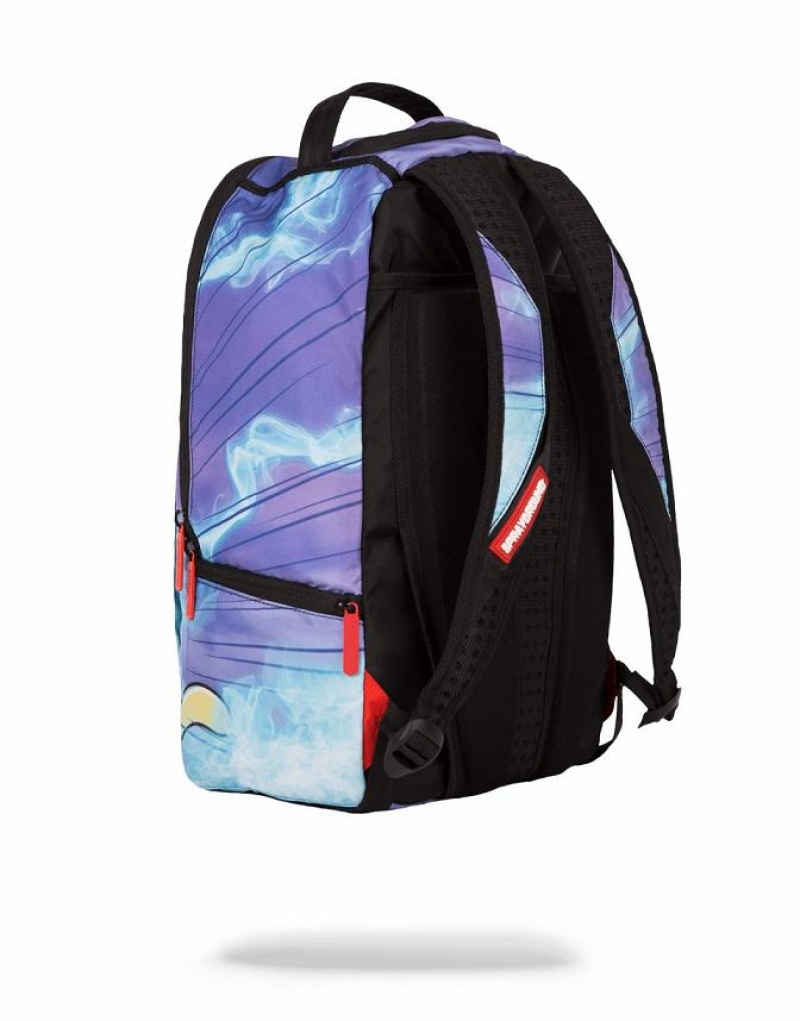 Multicolor Men's Sprayground Dragon Bear Backpacks | EAYW42013