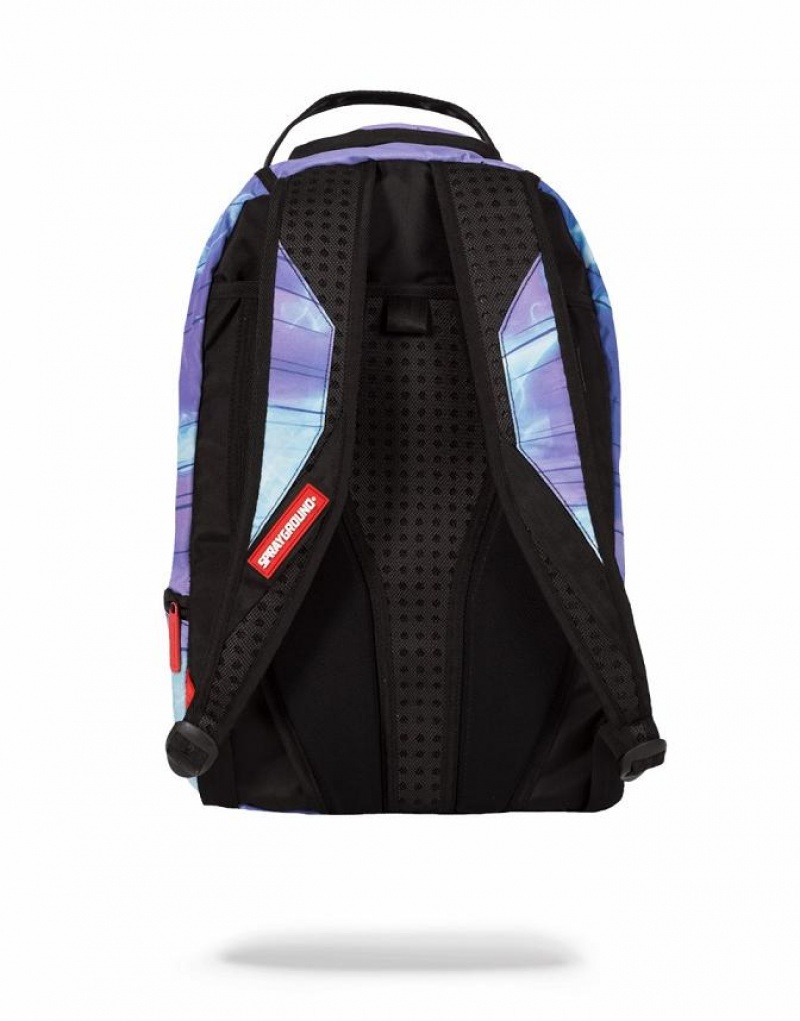 Multicolor Men's Sprayground Dragon Bear Backpacks | EAYW42013