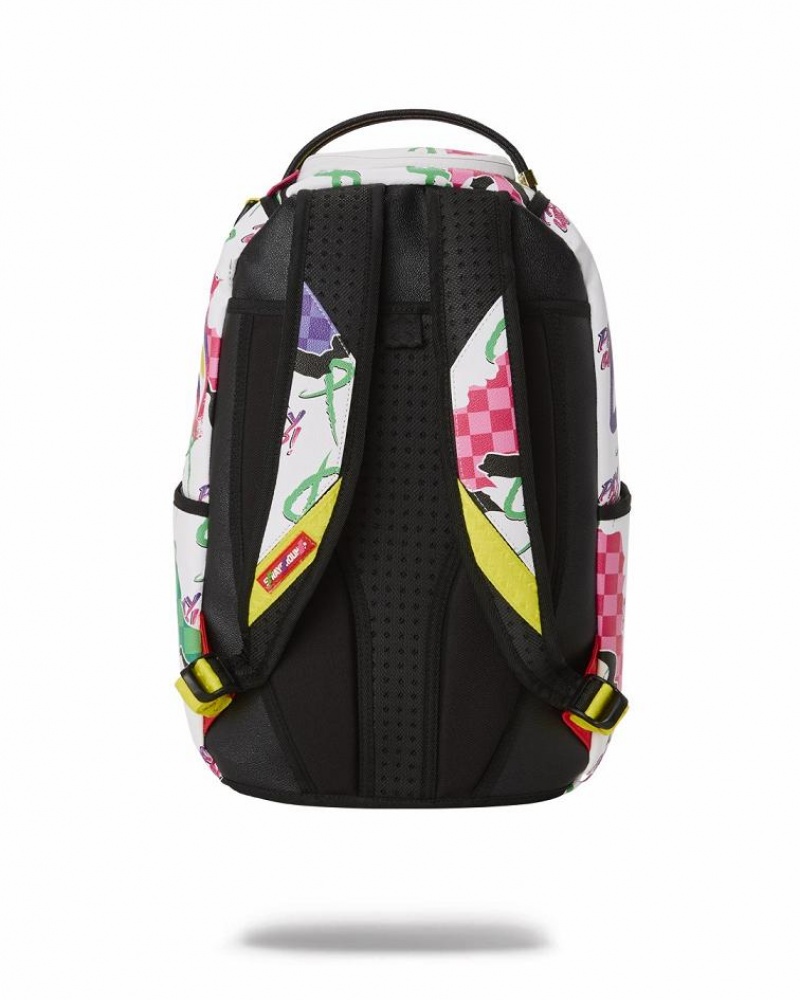 Multicolor Men's Sprayground Dreamy Technicolor Backpacks | OFJT12536