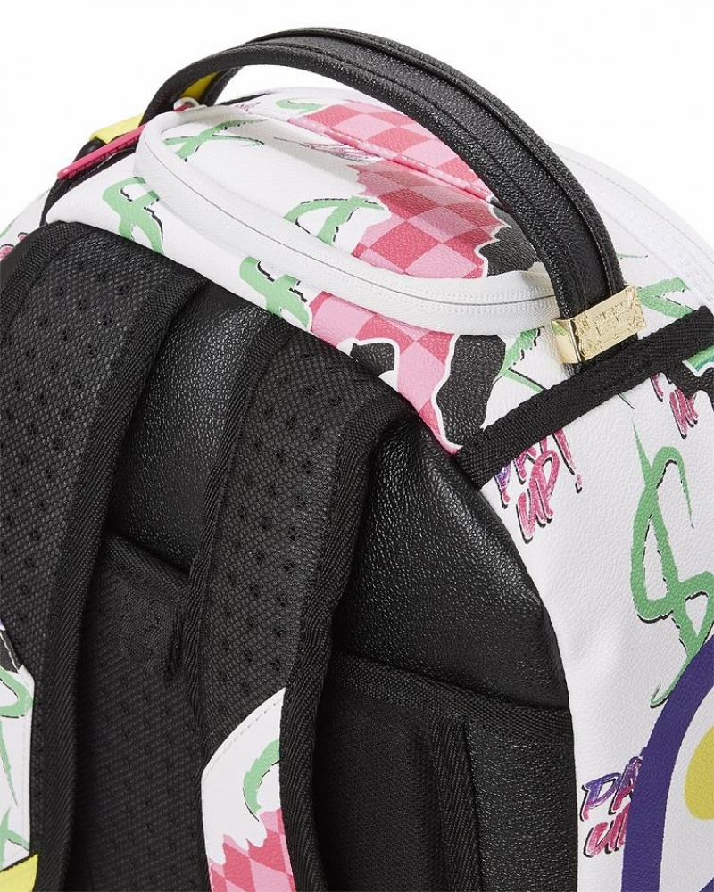 Multicolor Men's Sprayground Dreamy Technicolor Backpacks | OFJT12536