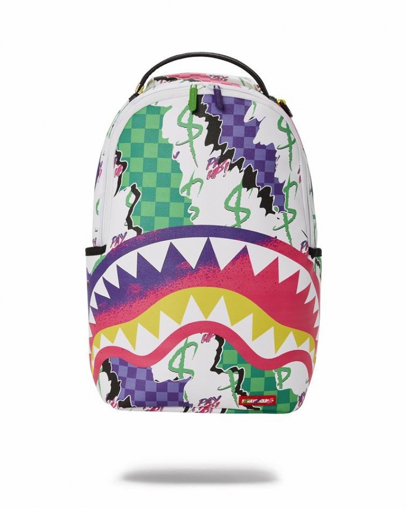 Multicolor Men\'s Sprayground Dreamy Technicolor Backpacks | OFJT12536