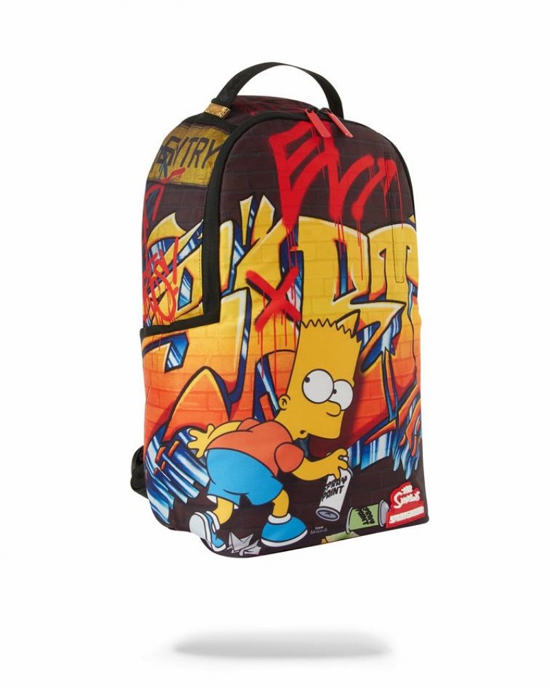 Multicolor Men's Sprayground El Barto Backpacks | FWPR31472