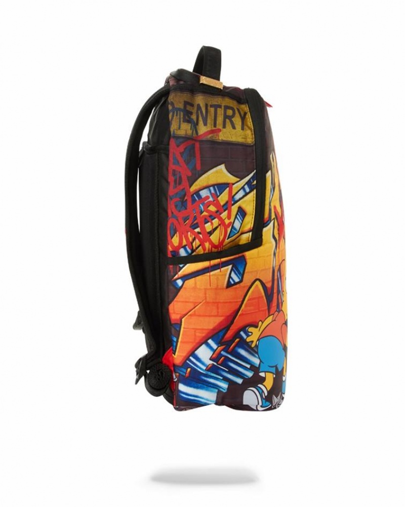 Multicolor Men's Sprayground El Barto Backpacks | FWPR31472