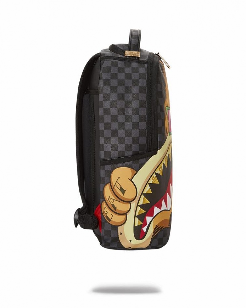 Multicolor Men's Sprayground Garfield Grills Backpacks | RFGO72365