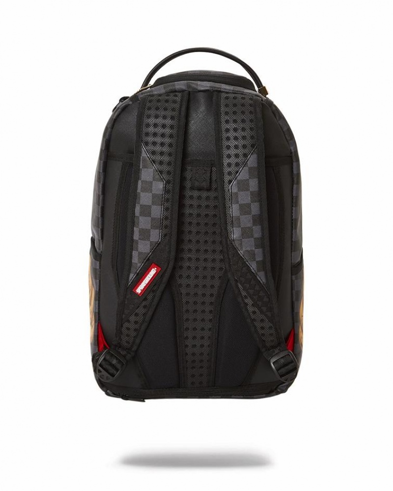 Multicolor Men's Sprayground Garfield Grills Backpacks | RFGO72365