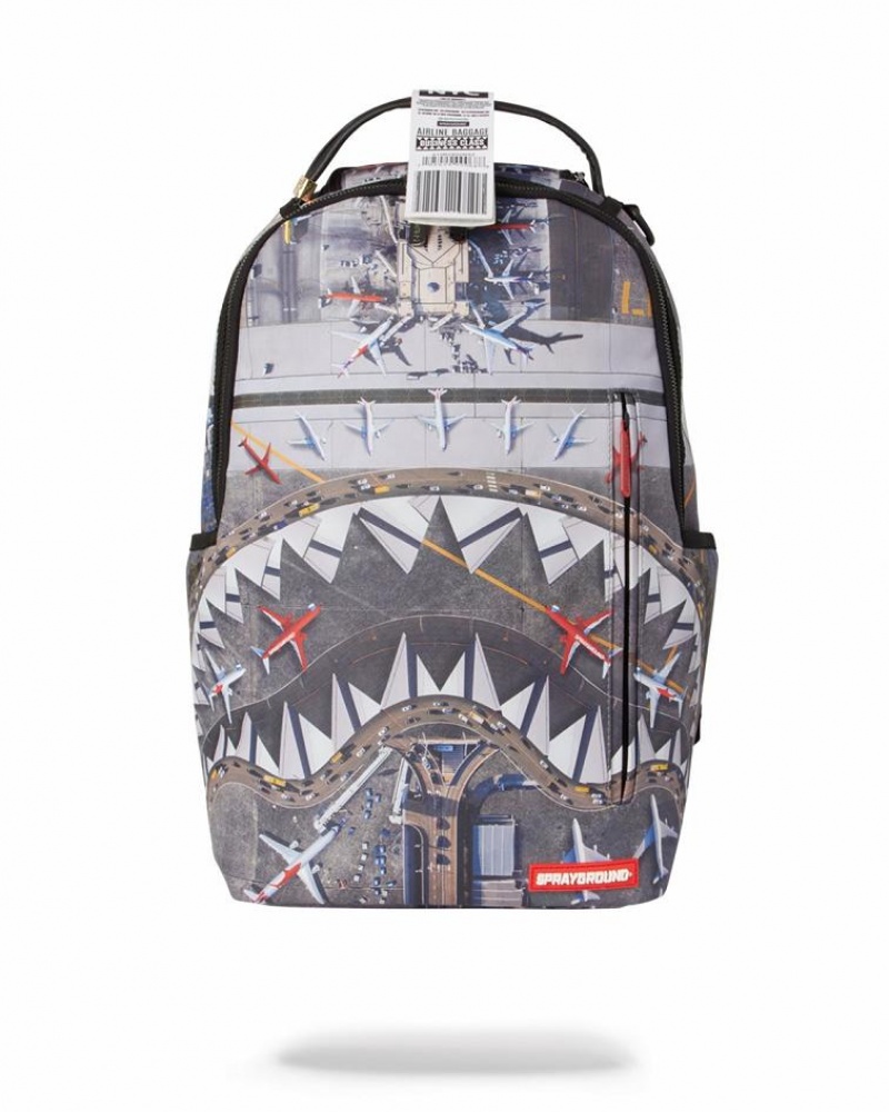 Multicolor Men's Sprayground Global Entry Backpacks | BNID98702