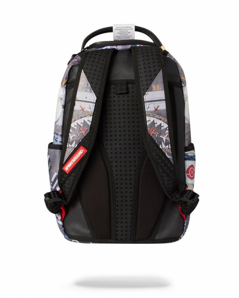 Multicolor Men's Sprayground Global Entry Backpacks | BNID98702