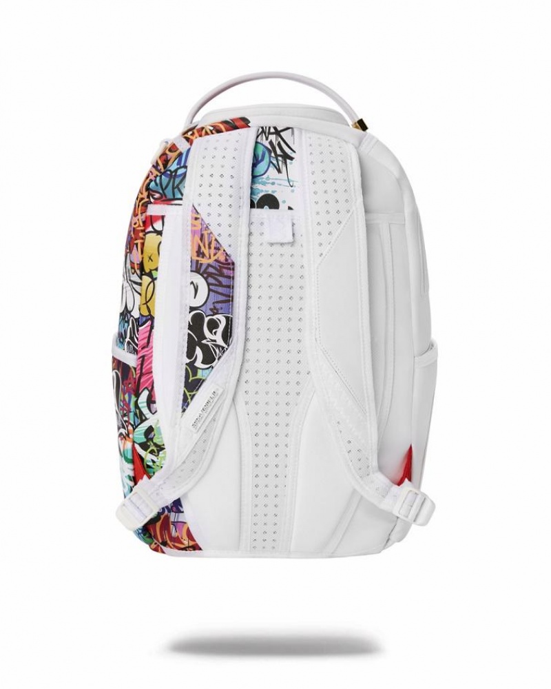 Multicolor Men's Sprayground Half Graff Backpacks | PJLK69130