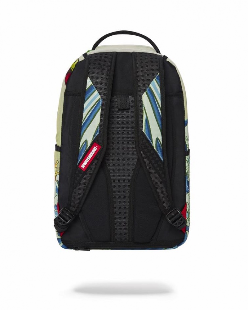 Multicolor Men's Sprayground Head High Backpacks | AJKF25370