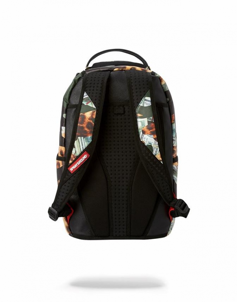 Multicolor Men's Sprayground Hero Shark Backpacks | XNWM68094