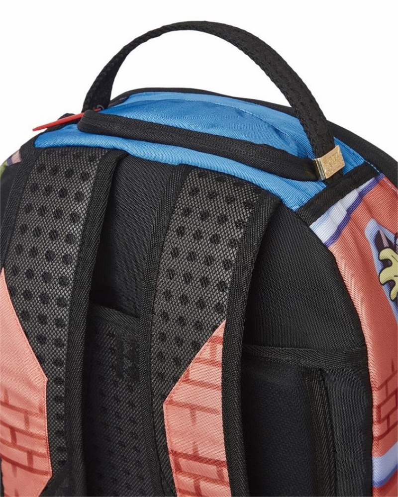 Multicolor Men's Sprayground Hey Arnold Anniversary Backpacks | EUKS69107