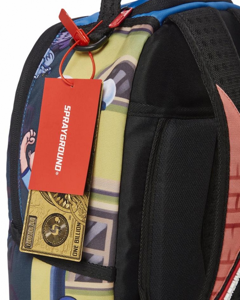 Multicolor Men's Sprayground Hey Arnold Anniversary Backpacks | EUKS69107