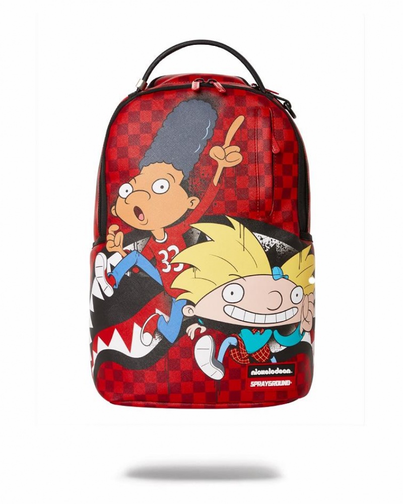 Multicolor Men\'s Sprayground Hey Arnold Backpacks | ROMY01249