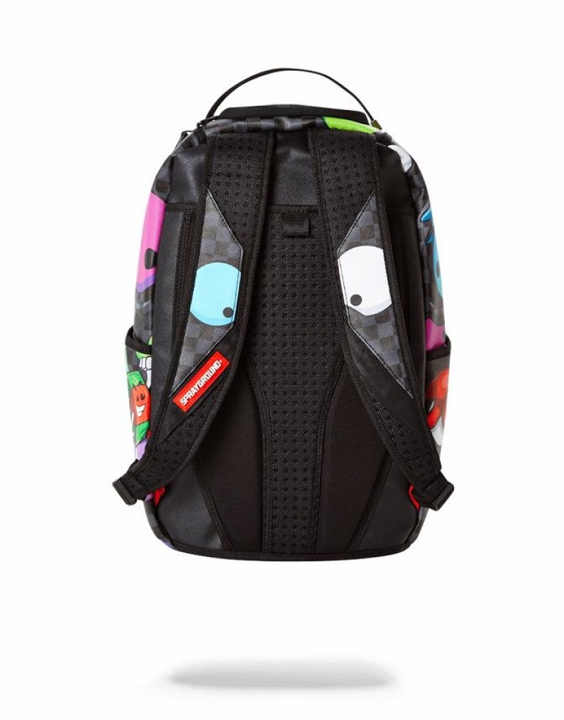 Multicolor Men's Sprayground House Of Madness Backpacks | MYAL60945