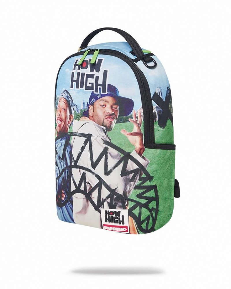 Multicolor Men's Sprayground How High Backpacks | EGZM45072