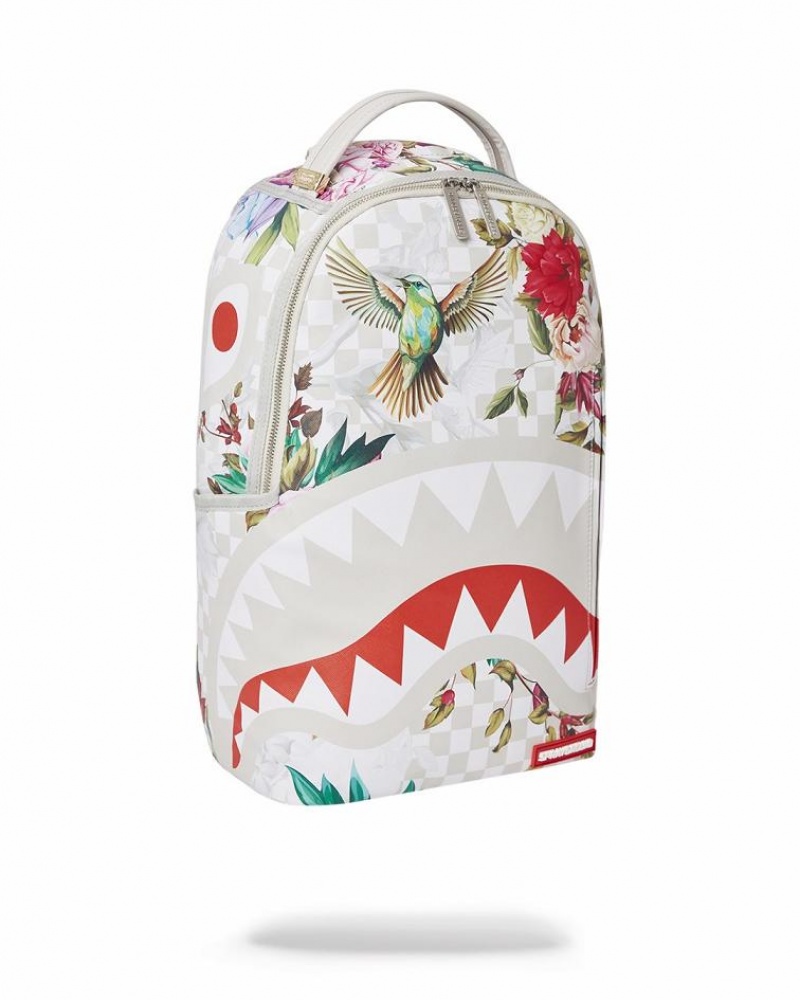 Multicolor Men's Sprayground In The Garden Backpacks | XIYC87542